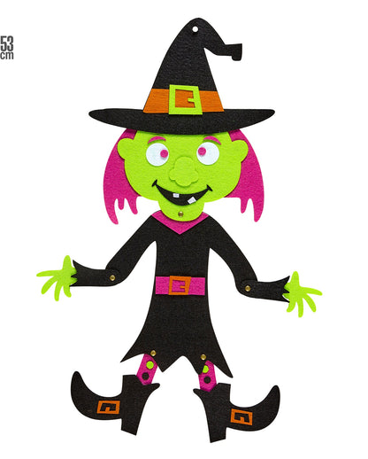 Kindvriendelijke Halloween Heks Decoratie