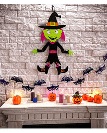 Kinderfreundliche Halloween Hexe Deko