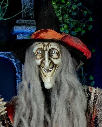 Classic Witch As A Hanging Figure 70cm