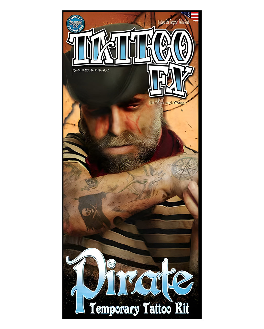 Piraten Tattoos zum Aufkleben