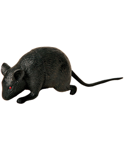 Schwarze kleine Deko Maus 1 St.