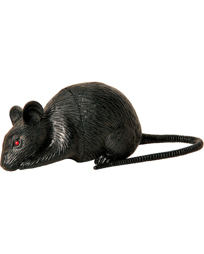 Schwarze kleine Deko Maus 1 St.