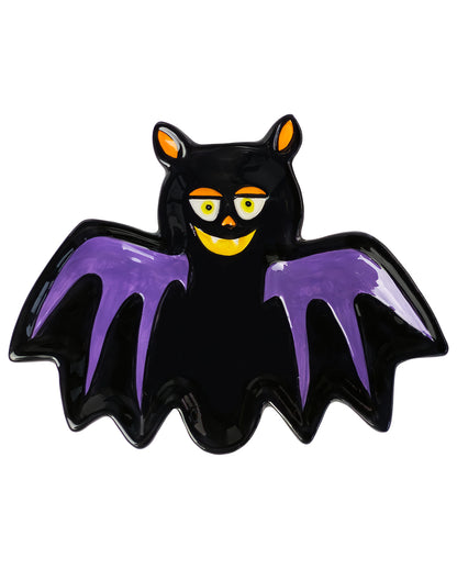 Small Bat Ceramic Plate 18cm