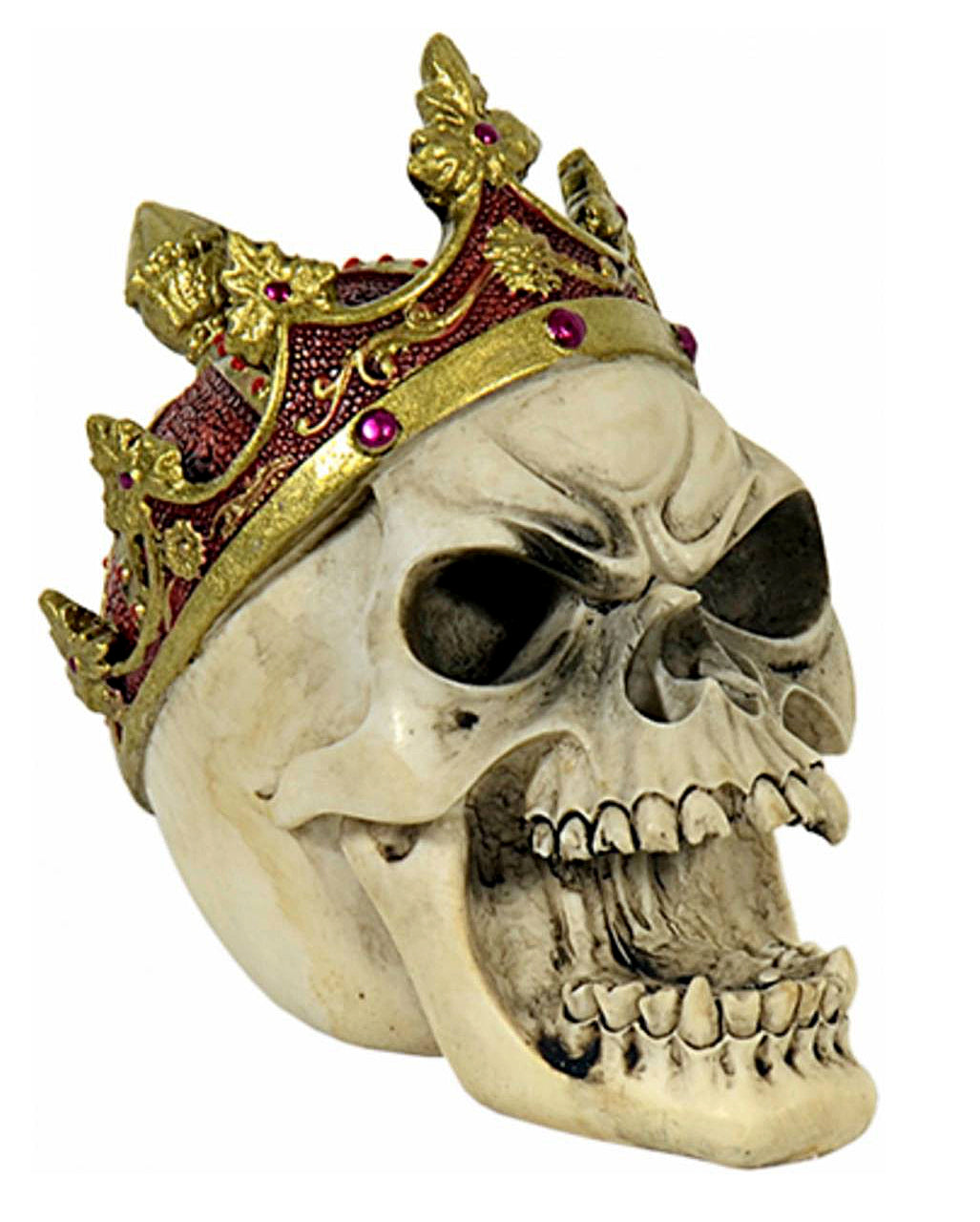 Totenkopf mit Krone