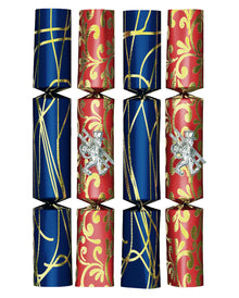 Knallbonbon rot-blau-gold 4er Pack