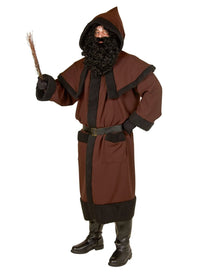 Knecht Ruprecht Mantel mit Pellerine & Kapuze