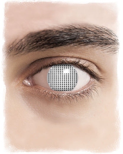 Contact Lenses White Mesh