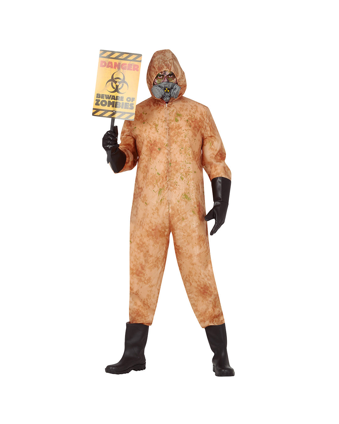 Kontaminierter Zombie Overall für Erwachsene