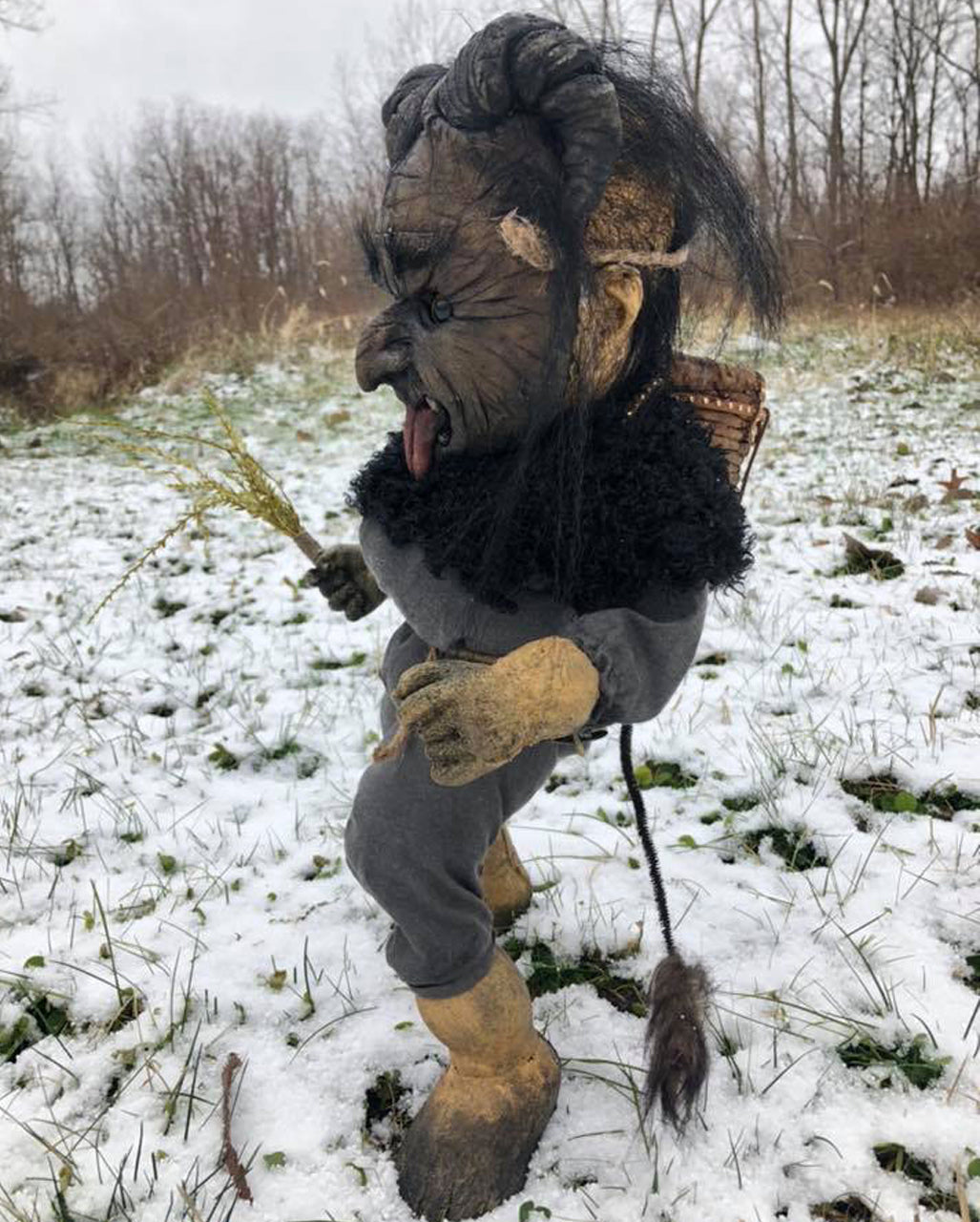 Krampus Friedhofs Puppe 50cm
