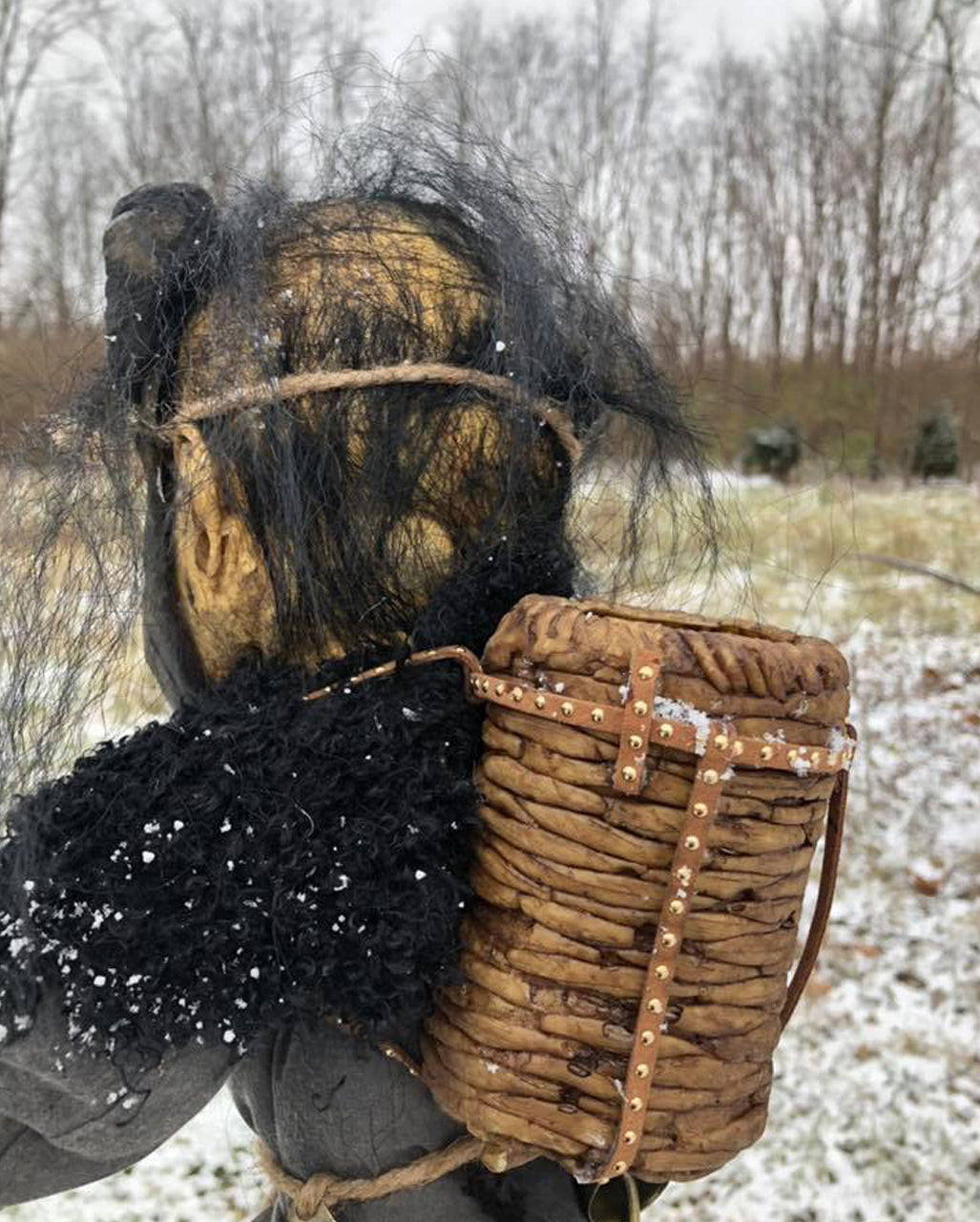 Krampus Friedhofs Puppe 50cm