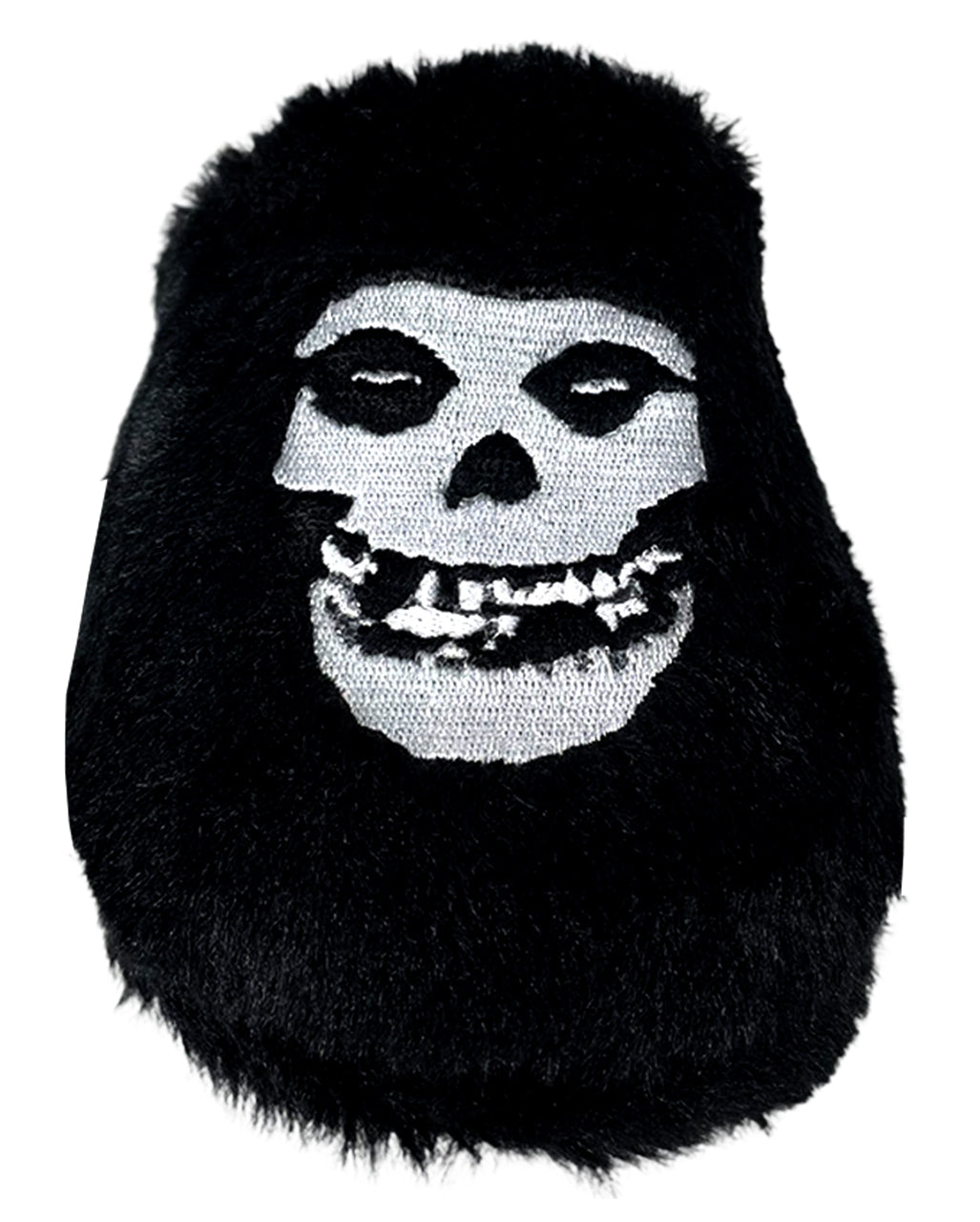 Schwarze Kreepy Kozy Misfits Plüsch Hausschuhe