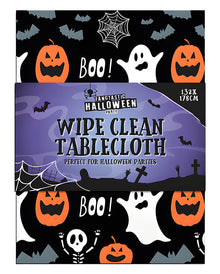 Calabaza Fantasma Y Esqueleto Mantel De Halloween 132x178cm