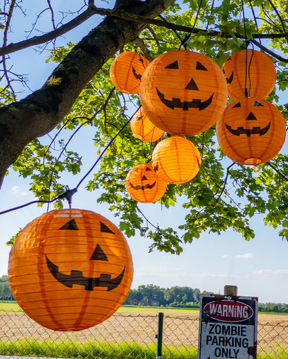 Kürbis Lampion für Innen & Außen 30cm Ø