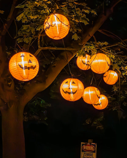 Kürbis Lampion für Innen & Außen 30cm Ø