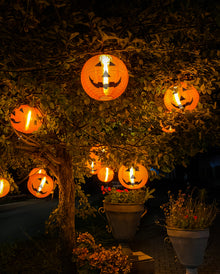 Kürbis Lampion für Innen & Außen 30cm Ø