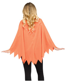 Halloween Kürbis Poncho One Size