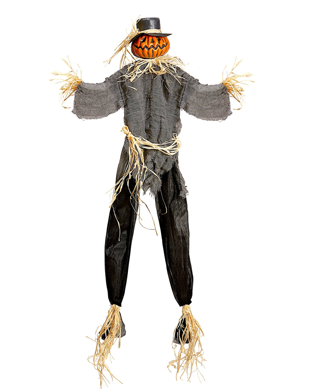 Kürbis Vogelscheuche Hängefigur 130cm