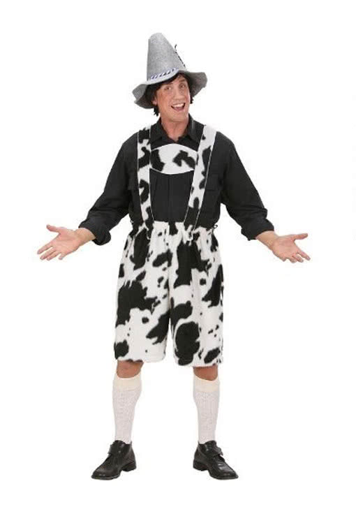 Kuh Lederhose aus Plüsch