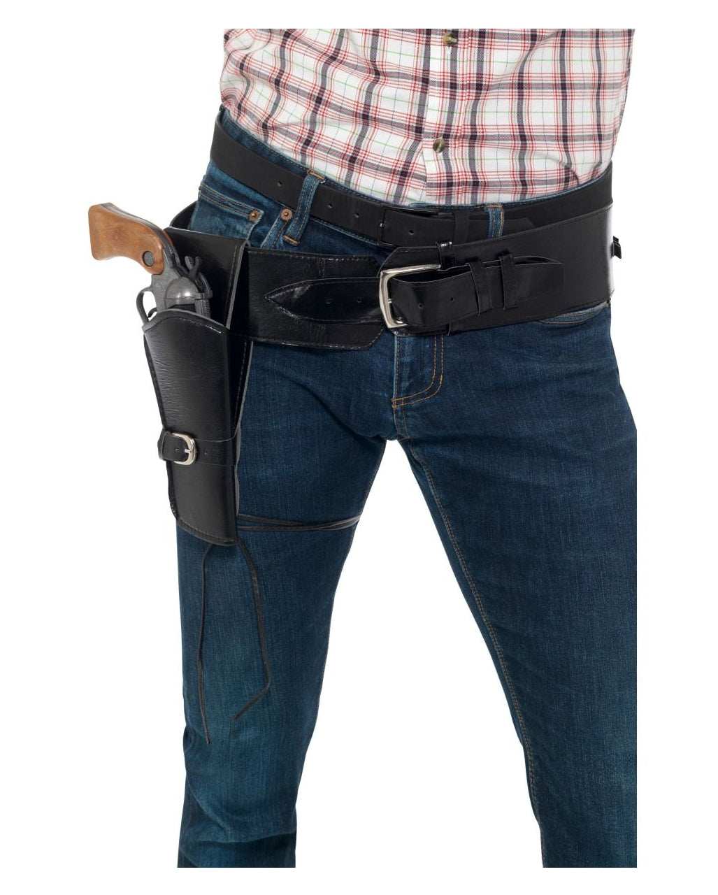Synthetic Leather Pistol Holster Black