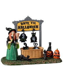 Lemax Spooky Town - Black Cat Countdown