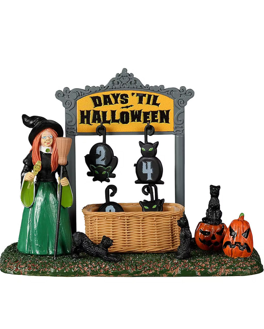 Lemax Spooky Town - Black Cat Countdown