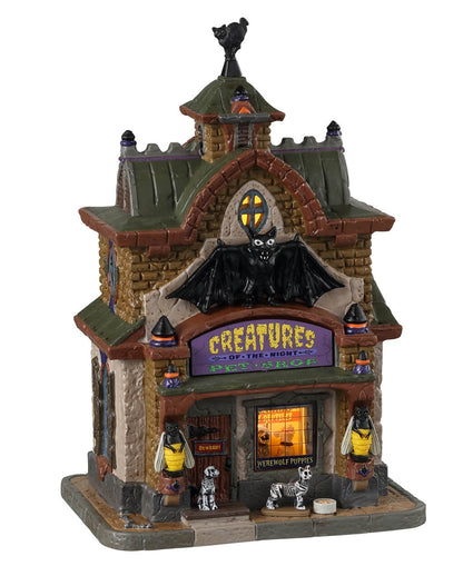 Lemax Spookstad - Wezens Van De Nacht Dierenwinkel