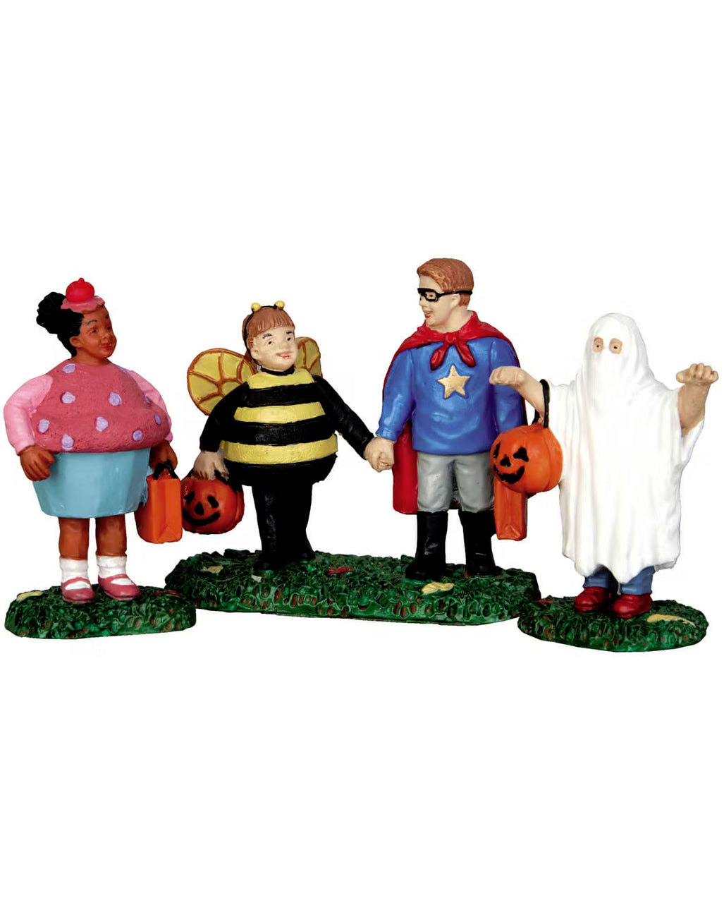 Lemax Spooky Town - New Trick Or Treaters Set Of 3