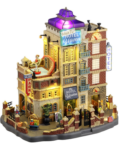 Lemax Spookstad - Het Spookhotel Haven