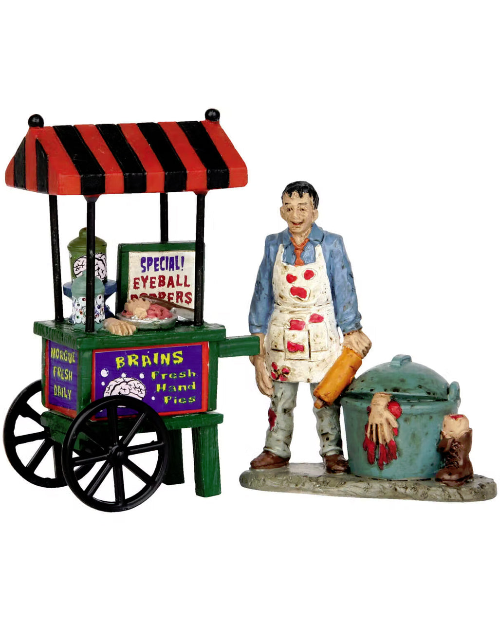 Lemax Spooky Town - Zombie Brains Foodcart