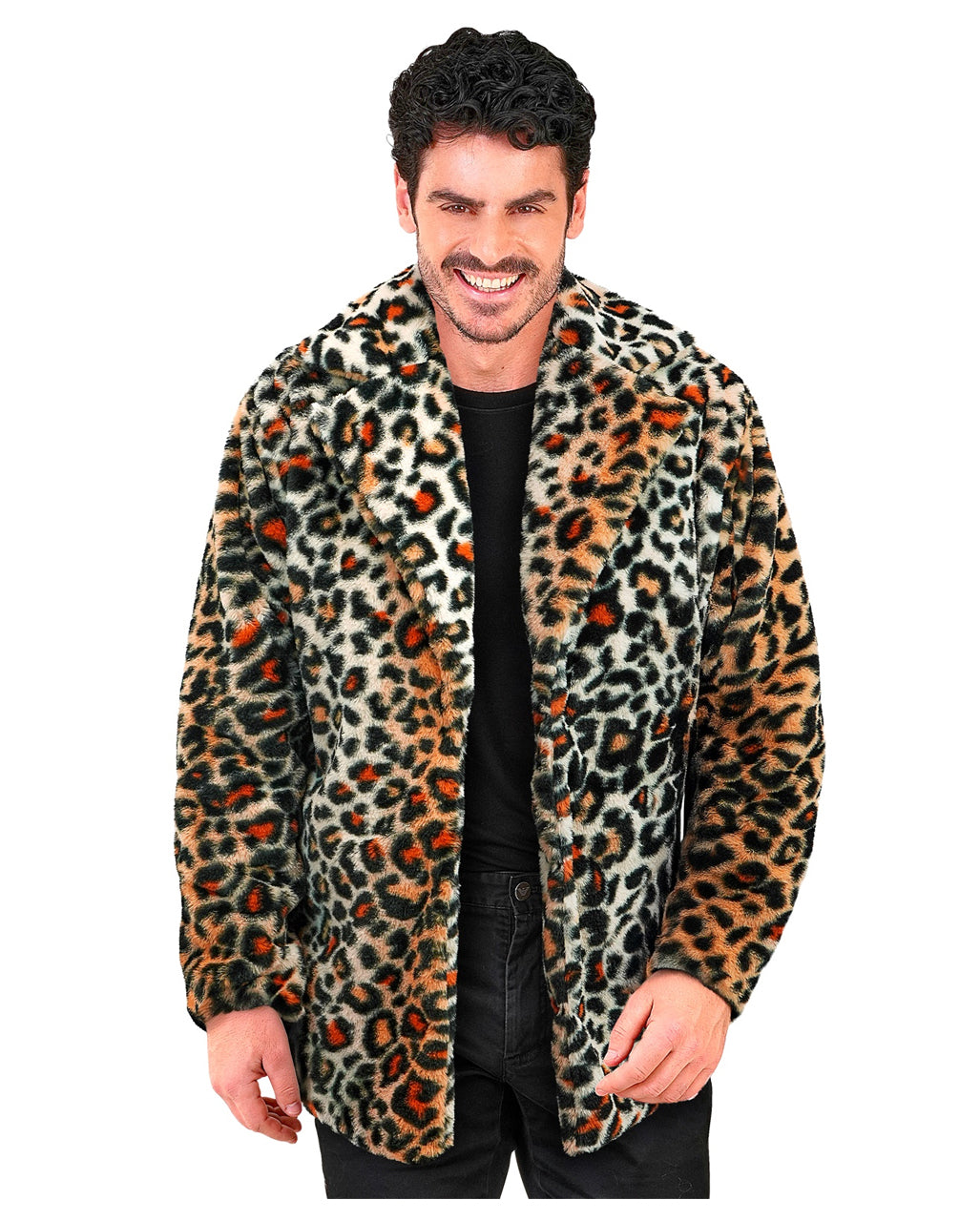 Leoparden Plüschjacke