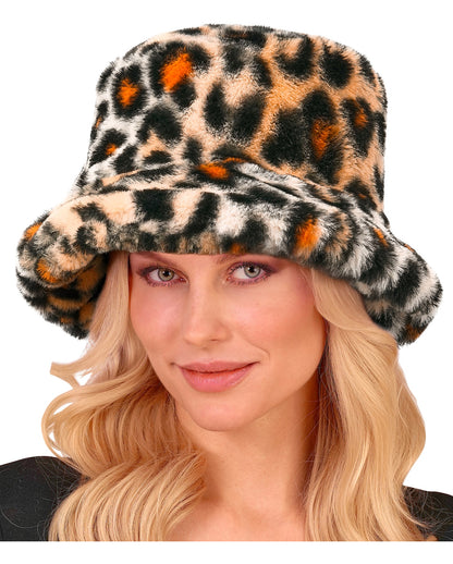 Leopardenmuster Plüschhut