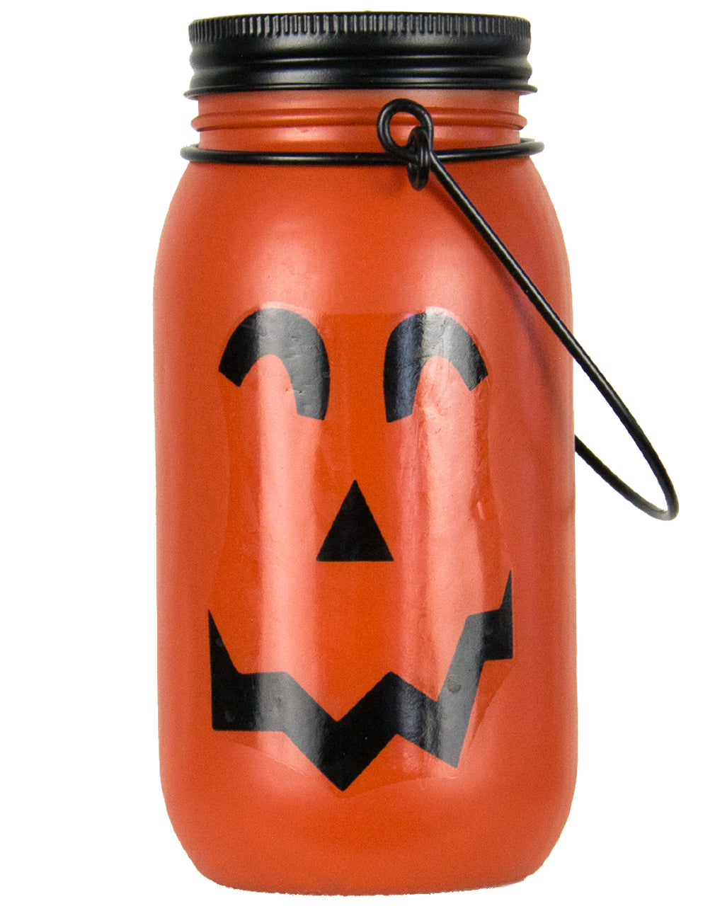 Glowing Pumpkin Glass Lantern