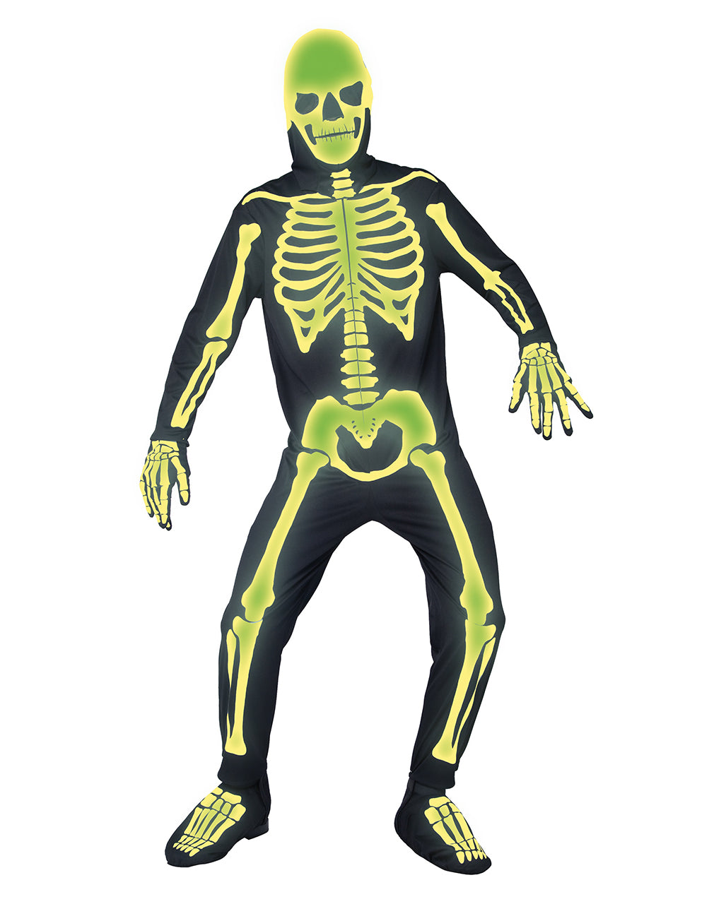 Leuchtendes Gerippe Kostüm