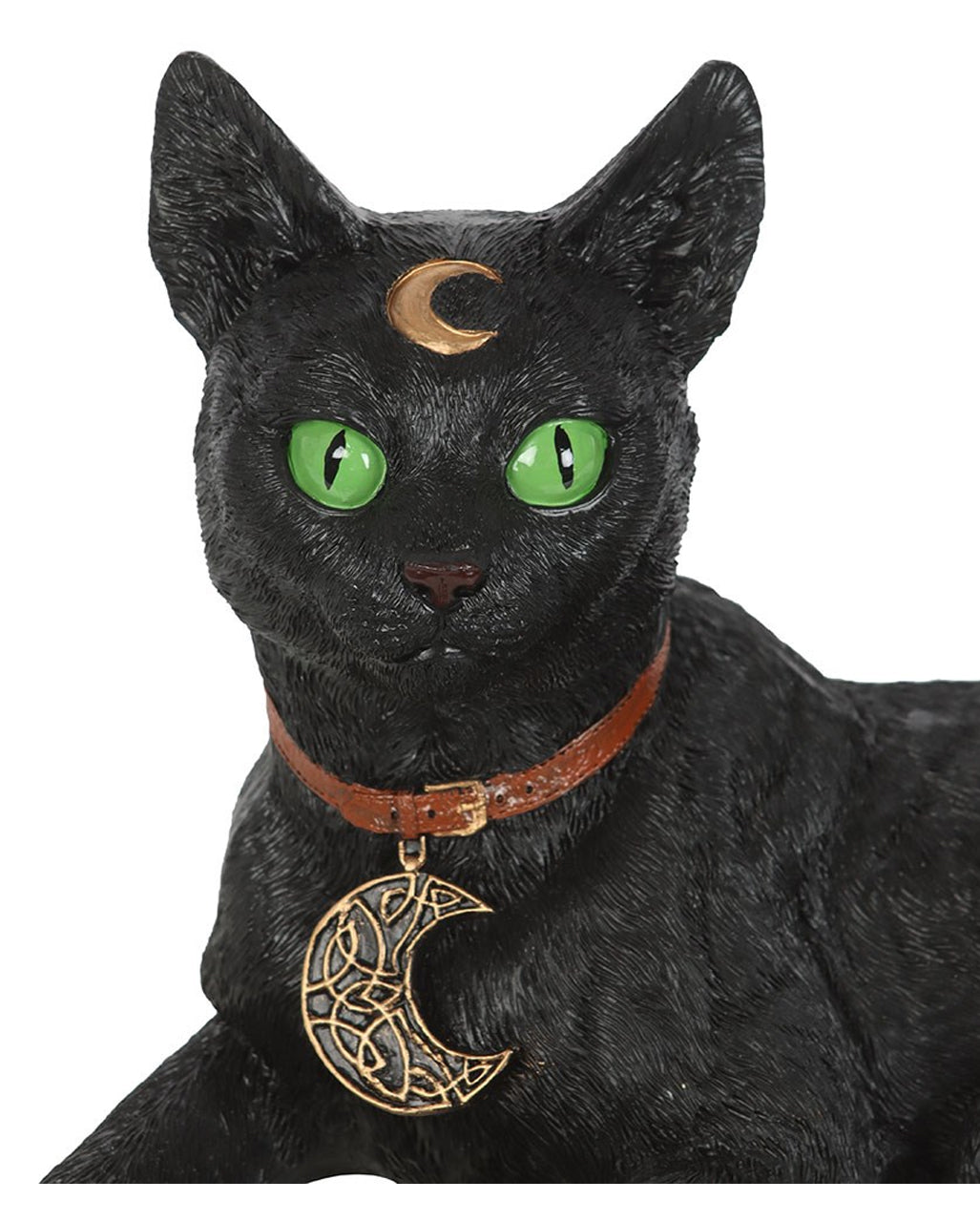Liggende Kat Met Maansikkel 30cm