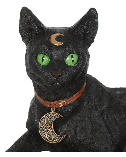 Liggende Kat Met Maansikkel 30cm