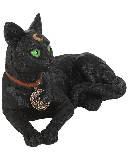Liggende Kat Met Maansikkel 30cm