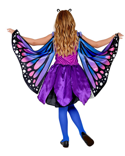 Violettes Schmetterling Kinderkostüm