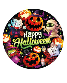 Little Monster Halloween Pappteller 6 St.
