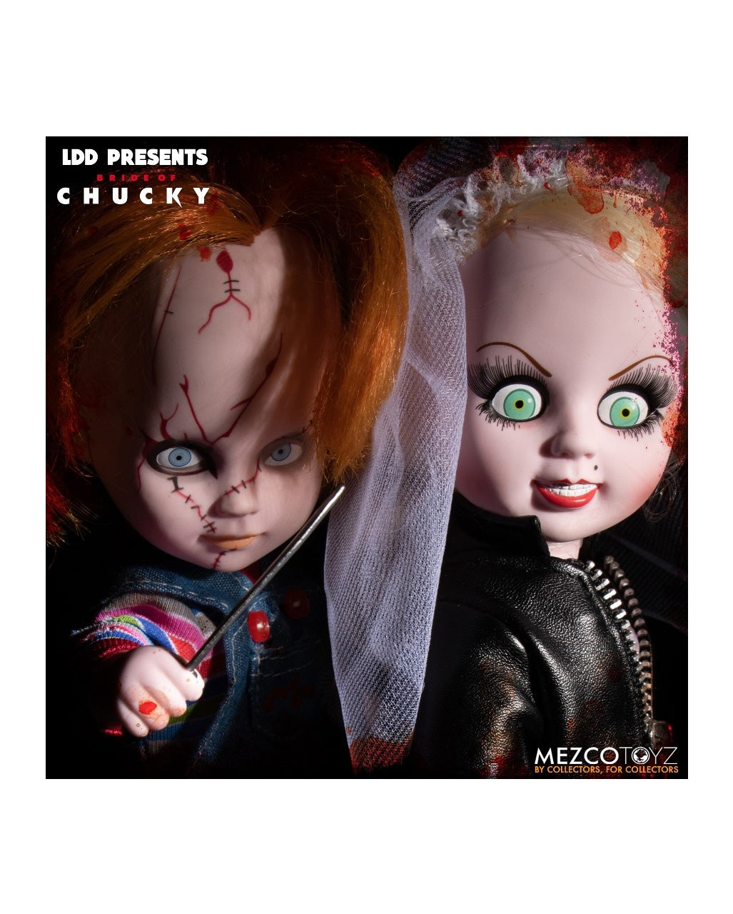 Living Dead Dolls Chucky und Tiffany Set 25cm