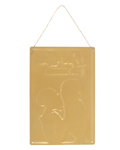"Love You To Death" Skeleton Couple Metal Sign 30x20cm