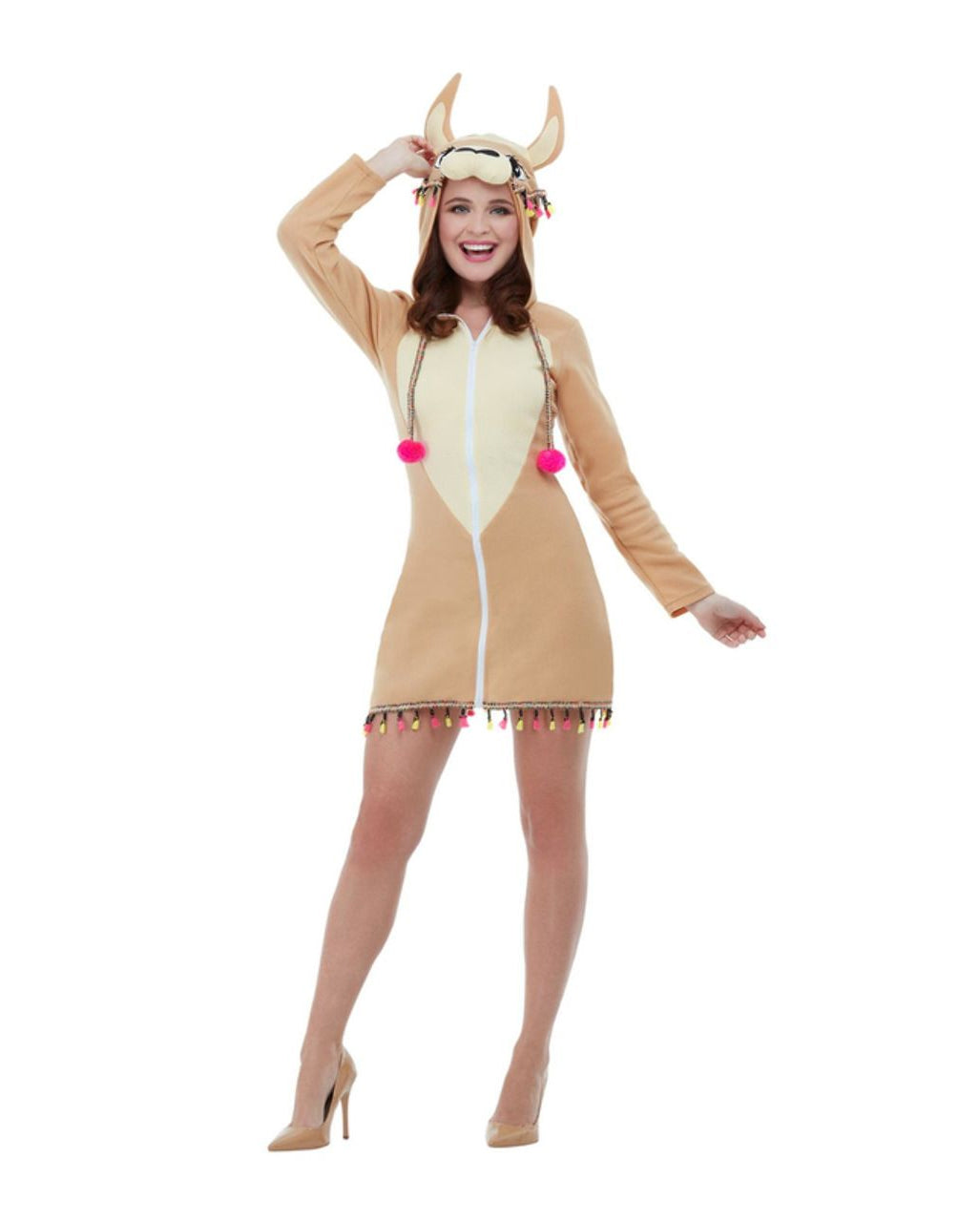 Lama Kostümkleid mit Kapuze für Frauen