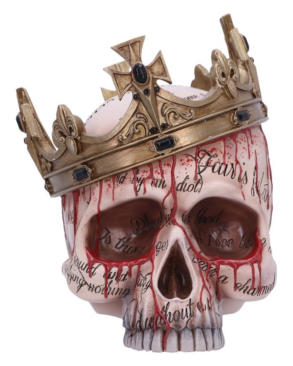 Macbeth Totenschädel mit Krone 15cm