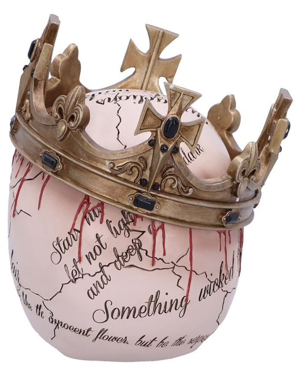 Macbeth Totenschädel mit Krone 15cm