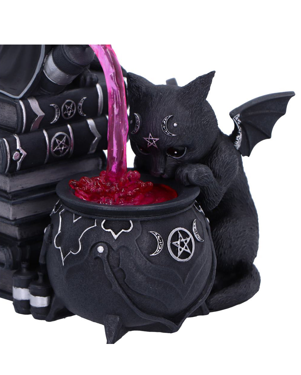 Malpuss & Purrah mit Hexenkessel Cult Cuties Figuren 18,5cm