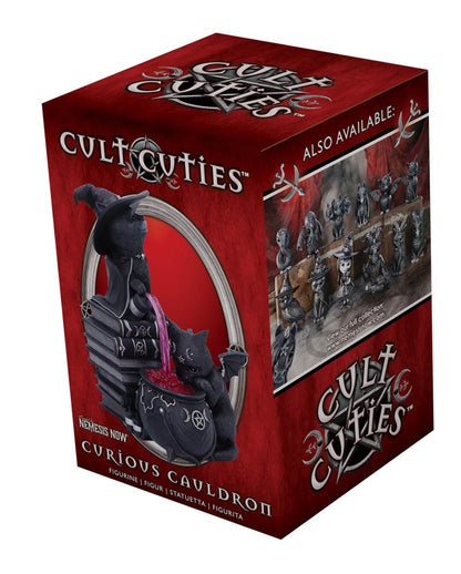 Malpuss & Purrah mit Hexenkessel Cult Cuties Figuren 18,5cm