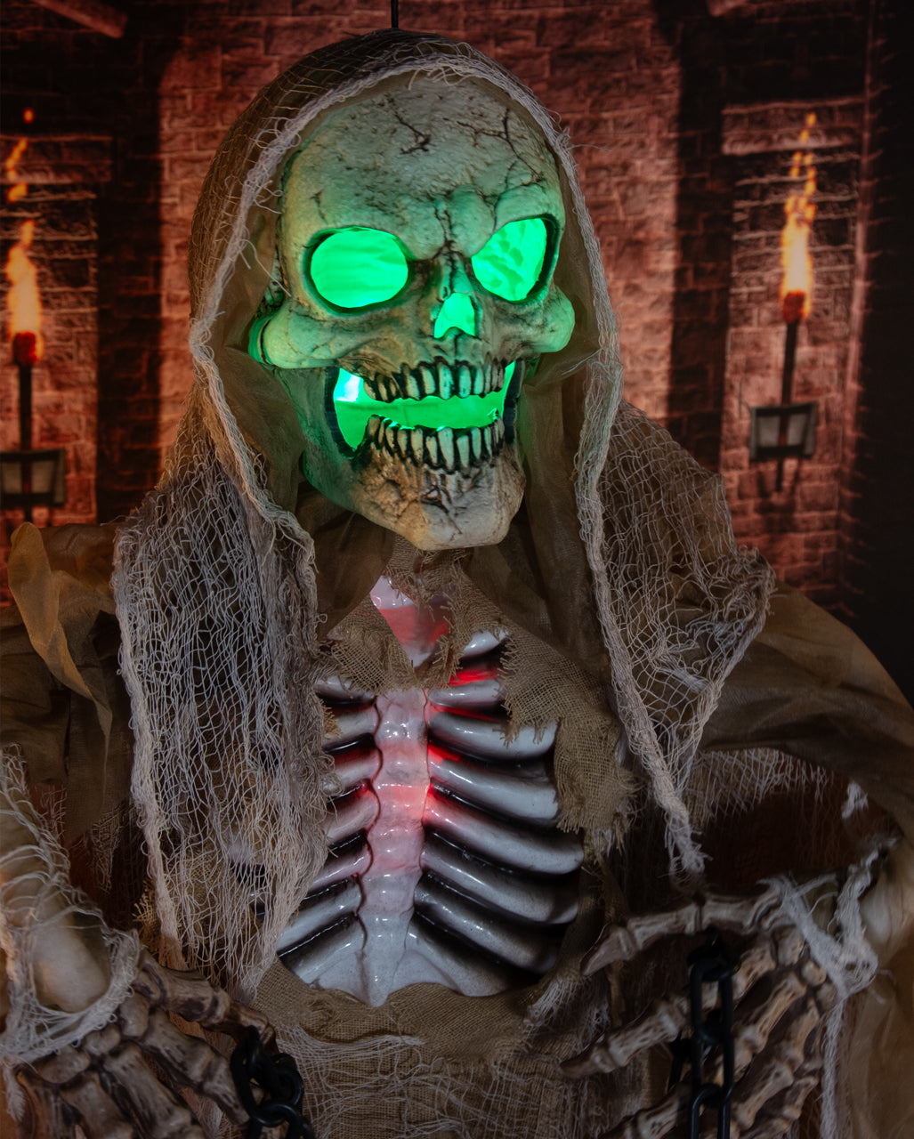 Mantus Skeleton Demon With Movement, Sound & Light 183cm