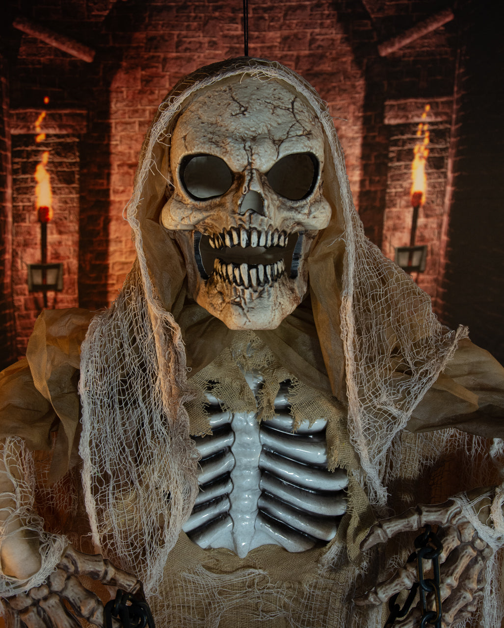Mantus Skeleton Demon With Movement, Sound & Light 183cm