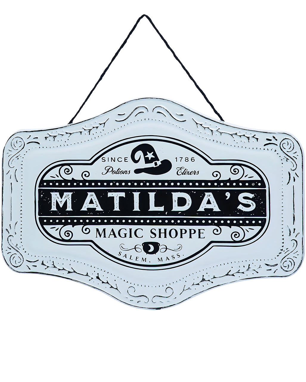 Matilda's Magic Shoppe Plaque Décorative En étain 37cm