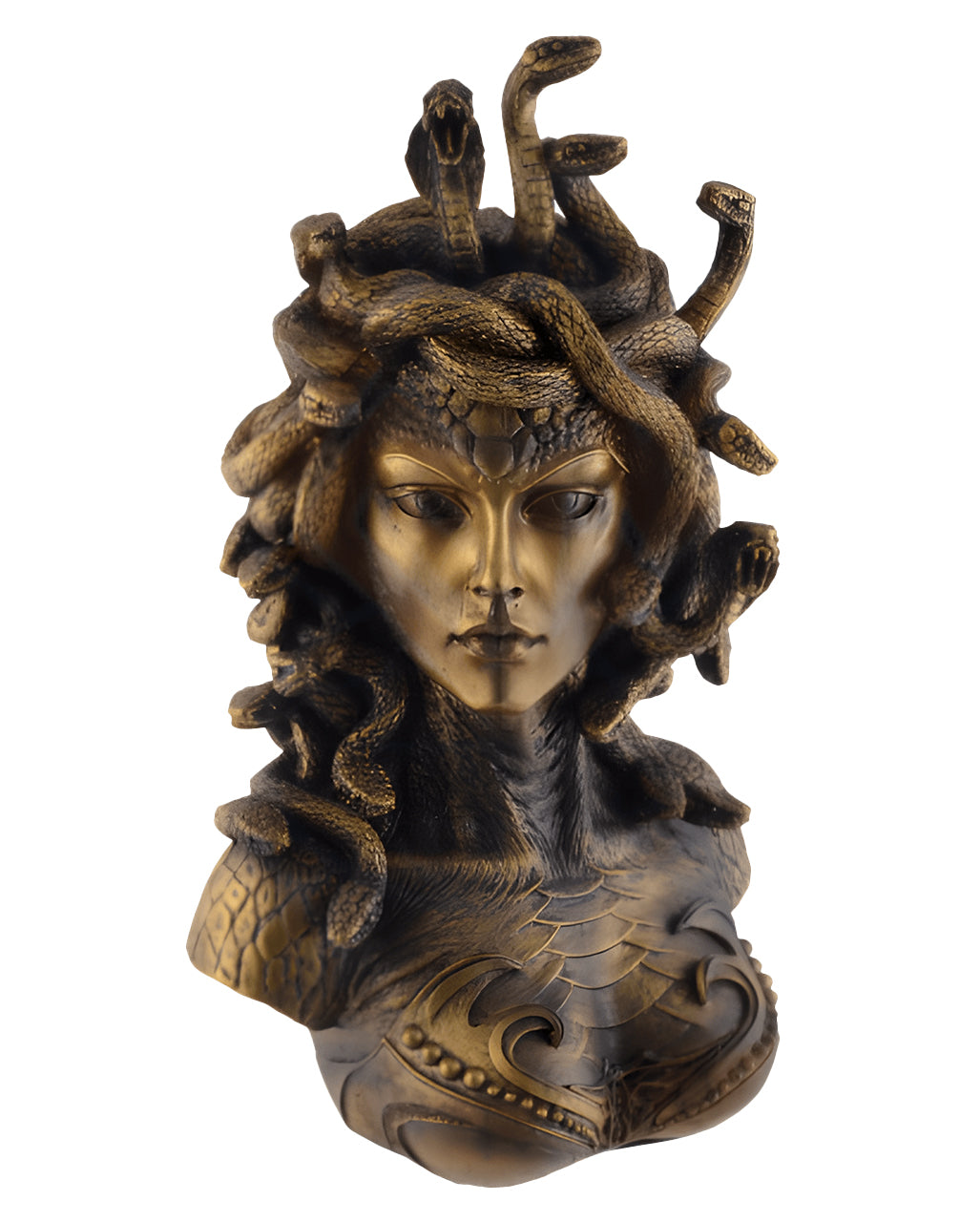 Busto Medusa Bronce 28cm