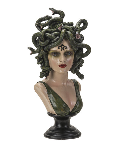 Medusa Statue mit LED Augen 38cm